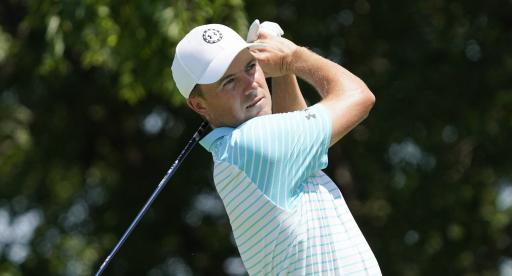 Jordan Spieth shot BOUNCES OUT OF WATER in PGA Championship third round